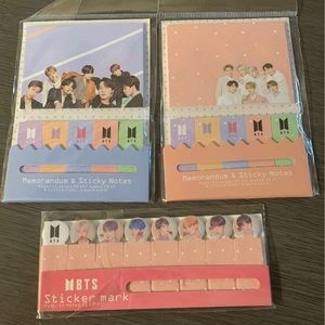 BTS Sticky Notes and Sticker Mark